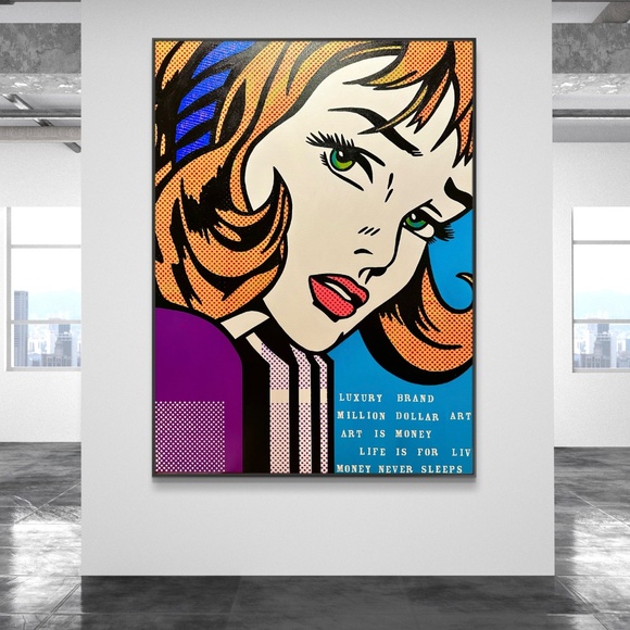 Original Acrylic Painting 36” x 48” signed by Artist AlexPass - Picture 3 of 3